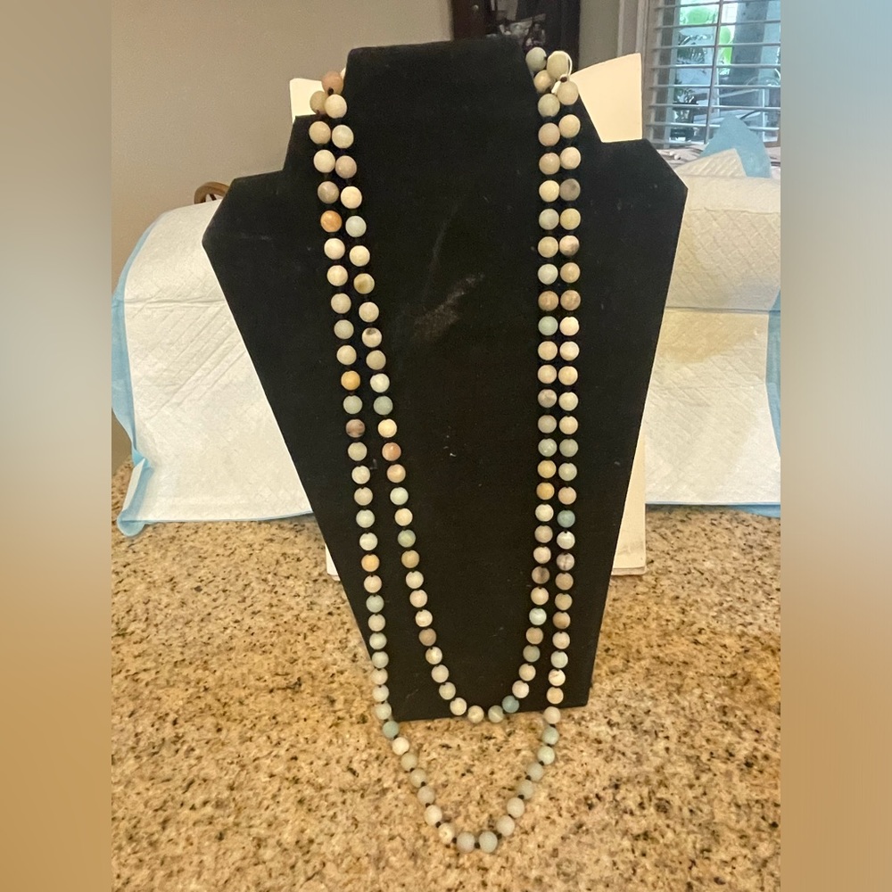 Long Stone Necklace